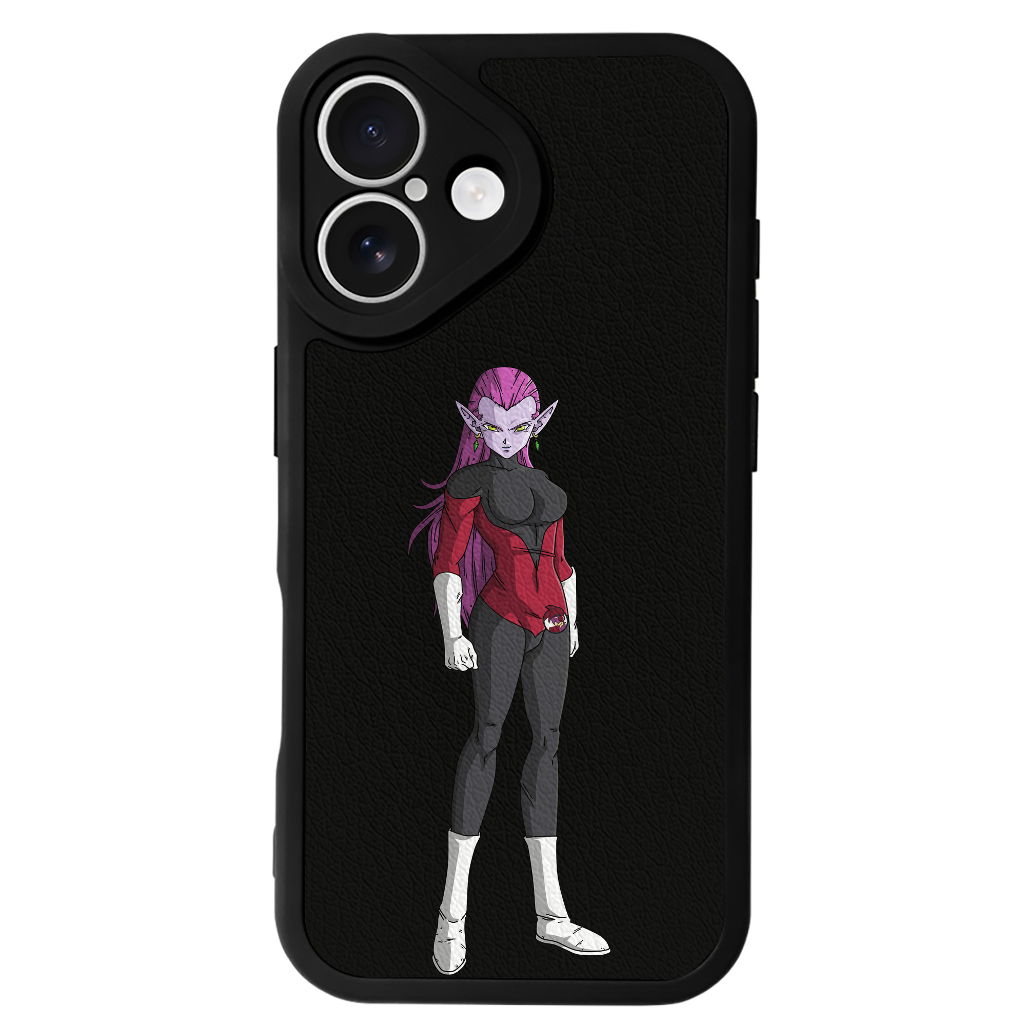 （画像用） ドラゴンボール DRAGON BALL 【iPhone 16シリーズ対応】シリコンスマホケース（レザー調） 材質：シリコン
